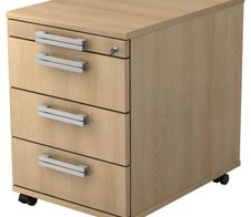 HAMMERBACHER Rollcontainer VAC30/E/E/NU eiche