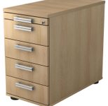 HAMMERBACHER Akandia Standcontainer eiche 5 Auszüge