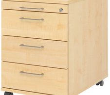 HAMMERBACHER Rollcontainer VAC30/3/3/BS ahorn