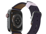OtterBox Symmetry Cactus Leather Watch Band for Apple Watch 45/44/42mm Plum Luxe - purple