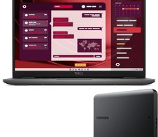 Dell Latitude 3450 Intel Core i5-1335U Notebook 35,6 cm (14") + Toshiba Festplatte 1 TB