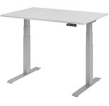 HAMMERBACHER Schreibtisch VXDKB12/5/S lichtgrau