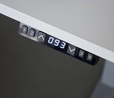 HAMMERBACHER Schreibtisch VXDKB12/5/S lichtgrau