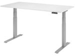 HAMMERBACHER Schreibtisch VXDKB16/W/S weiß