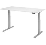 HAMMERBACHER Schreibtisch VXDKB16/W/S weiß