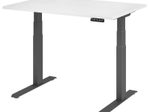 HAMMERBACHER Schreibtisch VXDKB12/W/G weiß