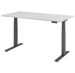 HAMMERBACHER Schreibtisch VXDKB16/5/G lichtgrau