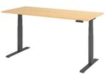 HAMMERBACHER Schreibtisch VXDKB19/3/G ahorn