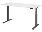 HAMMERBACHER Schreibtisch VXDKB19/W/G weiß