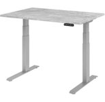 HAMMERBACHER Schreibtisch VXDKB12/M/S beton