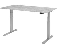 HAMMERBACHER Schreibtisch VXDKB16/M/S beton