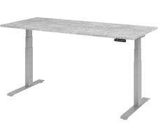 HAMMERBACHER Schreibtisch VXDKB19/M/S beton
