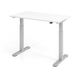 HAMMERBACHER Schreibtisch VXMST612/W/S weiß