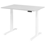 HAMMERBACHER Schreibtisch VXDKB12/5/W lichtgrau