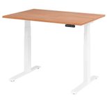 HAMMERBACHER Schreibtisch VXDKB12/N/W nussbaum