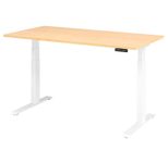 HAMMERBACHER Schreibtisch VXDKB16/3/W ahorn