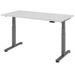 HAMMERBACHER Schreibtisch VXDSM16/5/G lichtgrau