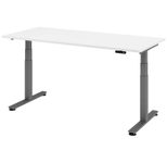 HAMMERBACHER Schreibtisch VXDSM19/W/G weiß