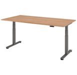HAMMERBACHER Schreibtisch VXDSM2E/N/G nussbaum