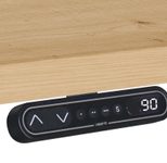 HAMMERBACHER VXDSM18/5/G elektrisch höhenverstellbarer Schreibtisch 63 - 127 cm lichtgrau / grafit