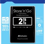 Verbatim Store 'n' Go Portable - Festplatte - 2 TB - extern (tragbar)
