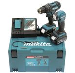 makita Akku-Schlagschrauber-Set DLX2497J