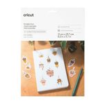 Cricut bedruckbare Aufkleberfolie für Schneideplotter 21 cm x 29.7 cm silber