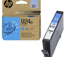HP Original 924e EvoMore Druckerpatrone (4K0U7NE) cyan