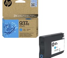 HP Original 937e EvoMore Druckerpatrone (4S6W6NE) cyan