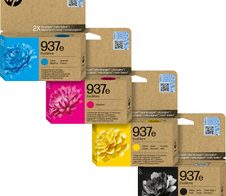 HP Original 937e EvoMore Druckerpatronen - 4er Multipack (cyan, magenta, gelb, schwarz)