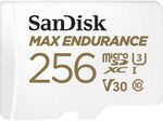 SanDisk Max Endurance microSDXC  Speicherkarte 256GB + SD Adapter