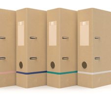 OXFORD Ordner Rückenbreite 8 cm DIN A4 Karton farbsortiert