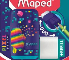 maped PIXEL PARTY Radiergummi lila