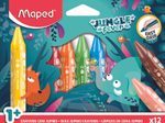 maped JUNGLE fever Jumbo Wachsmalstifte 12St.