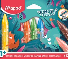 maped JUNGLE fever Jumbo Wachsmalstifte 12St.