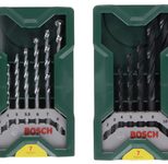 BOSCH Bohrer- und Bit-Set Multipack 3+1 Mini-X-Line-Set 46-teilig