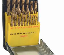 BOSCH Metallbohrer-Set HSS-TiN 19-teilig