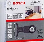 BOSCH Starlock AII 65 APB Tauchsägeblätter 10 St.