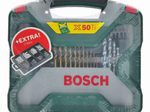 BOSCH Bohrer- und Bit-Set X-Line 50Ti plus 173-teilig Fixier-Set 223-teilig