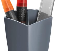 cep Mineral Stiftehalter 7,4 x 7,4 x 9,5 cm grau