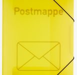 VELOFLEX Eckspanner Postmappe DIN A4 gelb