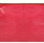 VELOFLEX Reißverschlussbeutel A4 rot