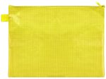 VELOFLEX Reißverschlussbeutel A4 gelb