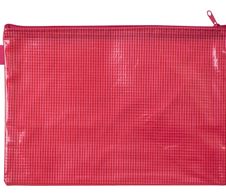 VELOFLEX Reißverschlussbeutel A5 rot