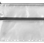 VELOFLEX Reißverschlussbeutel A4 transparent