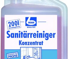 Becher Badreiniger Sanitärreiniger Konzentrat 1,0 l