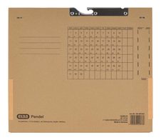 ELBA Pendelhefter DIN A4 kaufmännische Heftung naturbraun