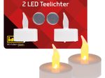 Idena LED-Teelichter, Ø  3,8 cm, weiß