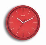 MAUL Funkwanduhr MAULjump Ø 31 cm rot
