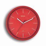 MAUL Funkwanduhr MAULjump Ø 31 cm rot